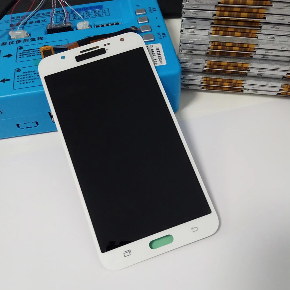 Яркость может регулировать дисплей для Samsung Galaxy J7 2015 J700 J700F J700H экран сенсорный