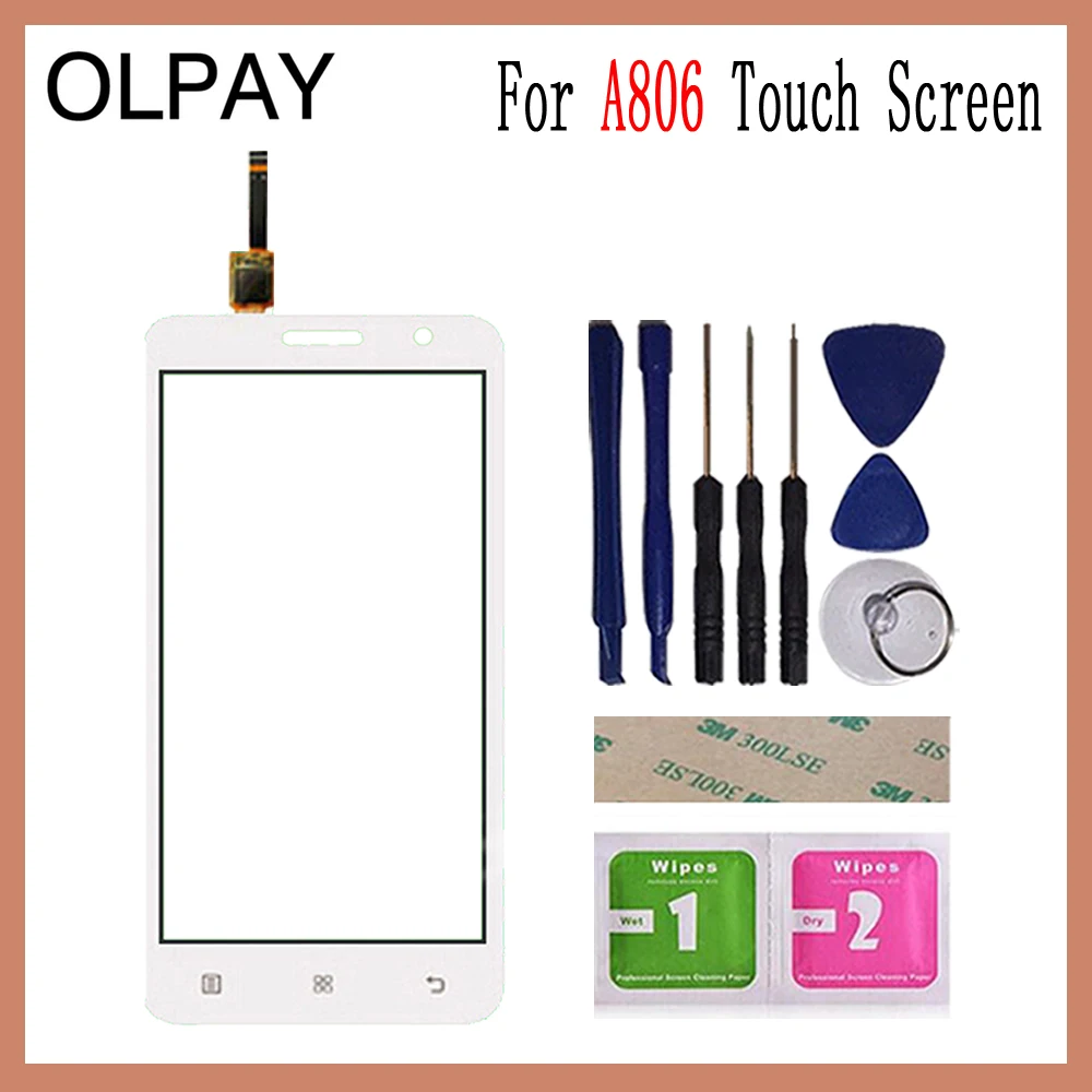 5 0 ''для Lenovo A806 A806T A808 A8 Capacitive сенсорный экран Сенсорная панель дигитайзер