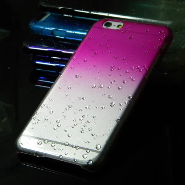 3D капли воды капающий чехол для iphone 6 plus прозрачный Кристальный всего 9 цветов в
