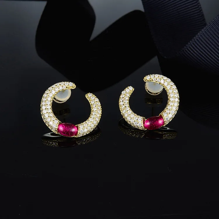 Женские серьги-гвоздики из серебра 925 пробы | Украшения и аксессуары