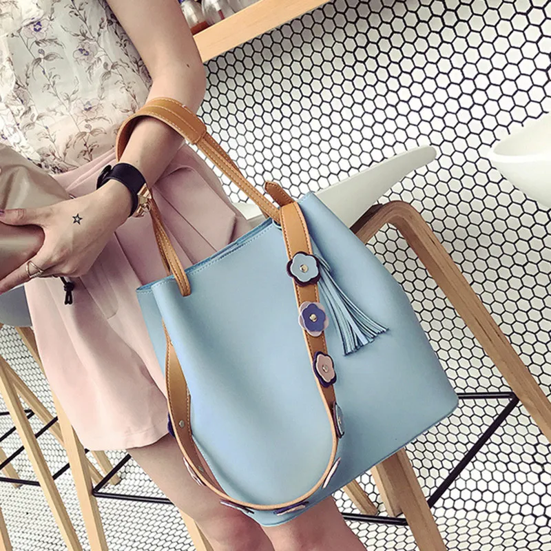 2018 женская сумка с цветочной аппликацией через плечо модная повседневная из