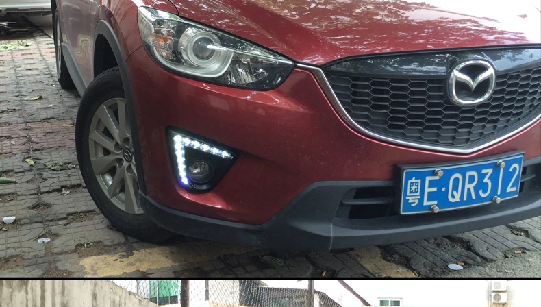 Lsrtw2017 светодиодный Автомобильные фары дневного света для mazda CX-5 2012 2013 1st поколения