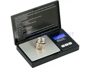 

LCD Digital 1000g*0.1g Pocket Scale Metal Gold Jewelry Gram Scale Applied LA1