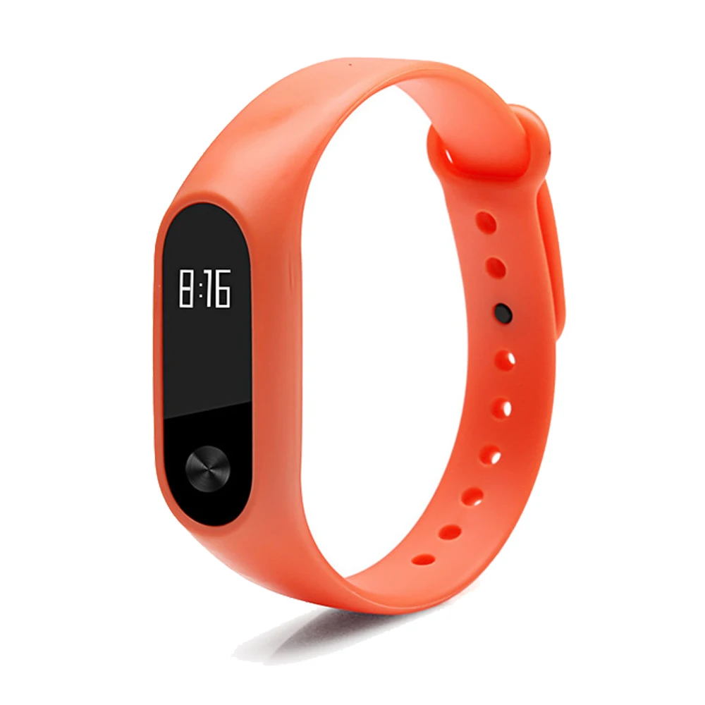 Двойной цвет для mi Band 2 аксессуары Pulseira ремешок сменный силиконовый Xiao умный