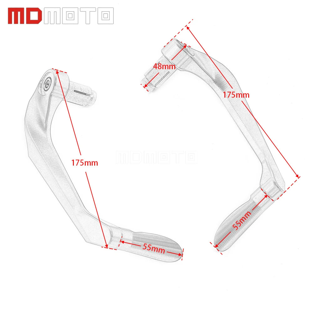 

Motorcycle Handlebar Grips Brake Clutch Levers Guard Protector For HONDA CRF 1000L CRF1000L Africa Twin ABS 2015 2016 2017 2018