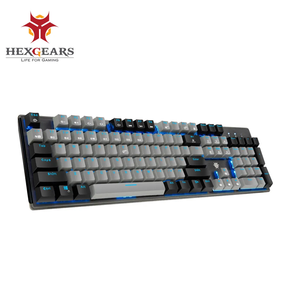 HEXGEARS GK715 Kailh коробка переключатель игровая клавиатура Водонепроницаемый Розовый 104 клавишная клавиатура переключатель горячей замены Механическая игровая клавиатура