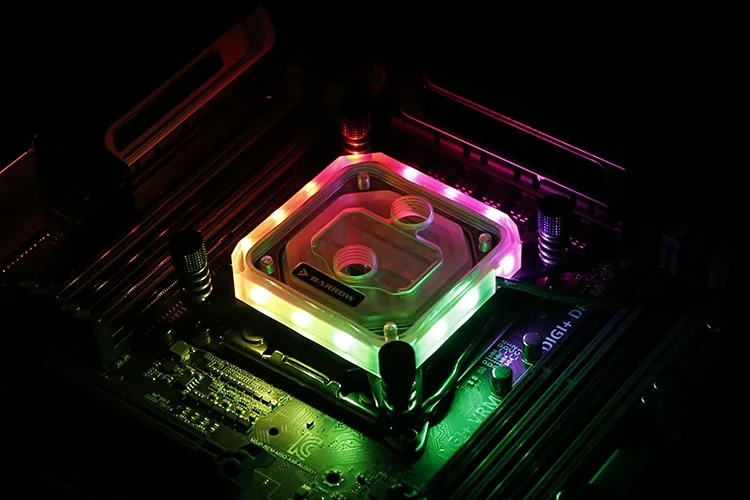 Barrow CPU водяной блок для Intel X99 X299 розетка LGA2011 2066 акриловый светильник до 5 В 3PIN GND AURA