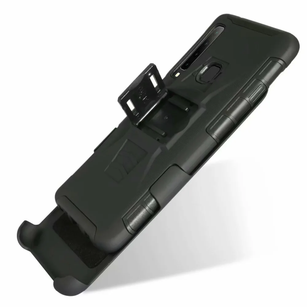 Ударопрочный Прочный прочный Чехол-подставка с зажимом для ремня SAMSUNG GALAXY A9 2018 6 3