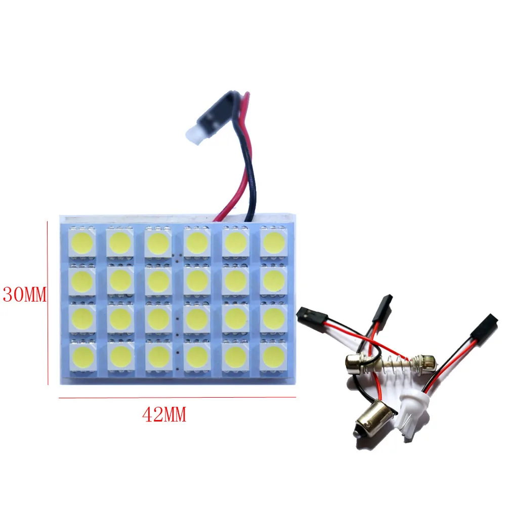 1 комплект Автомобильная панель лампа для чтения Карта 5050 6 12 15 20 24 48 LED SMD купольный