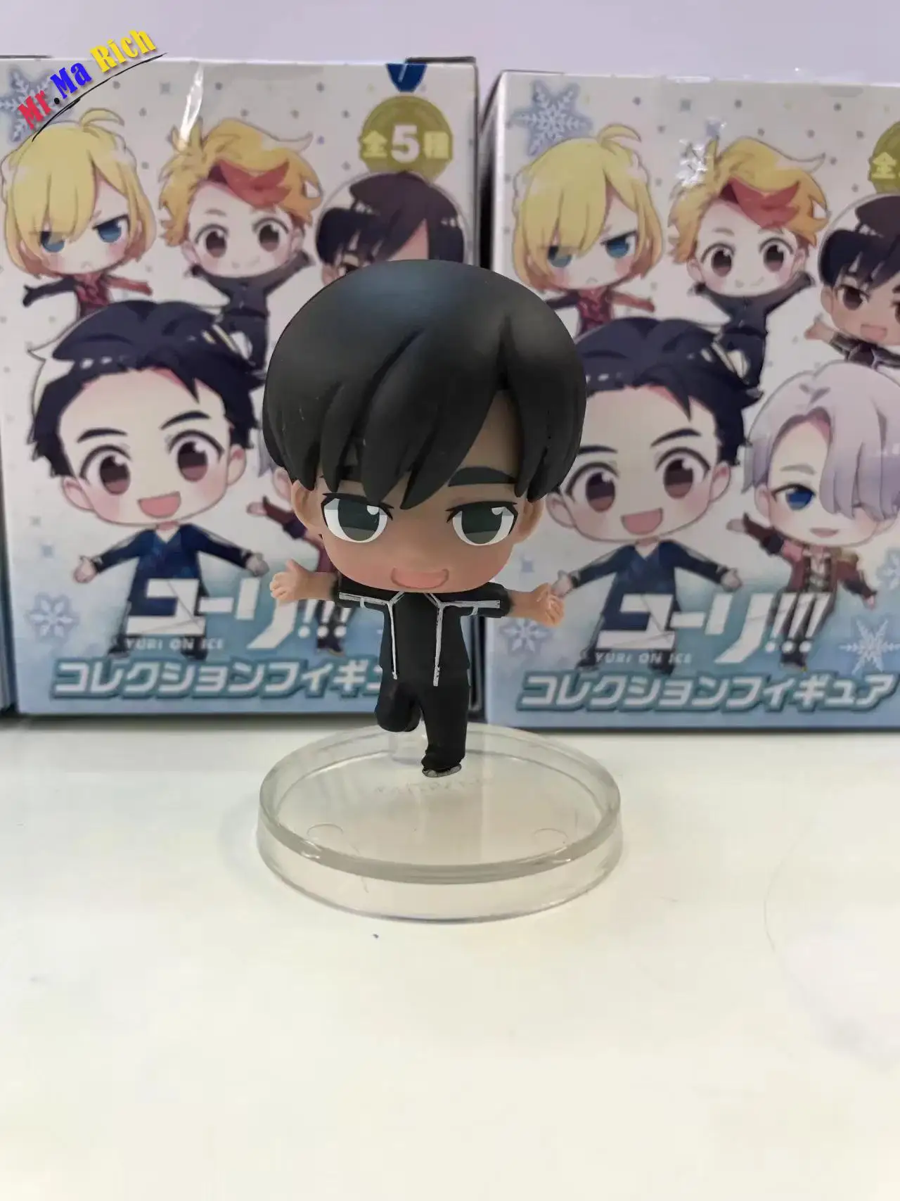 6 шт./компл. фигурки Yuri On Ice Katsuki Victor Phichit Chulanont Q Ver 8 см ПВХ коллекционная кукла один