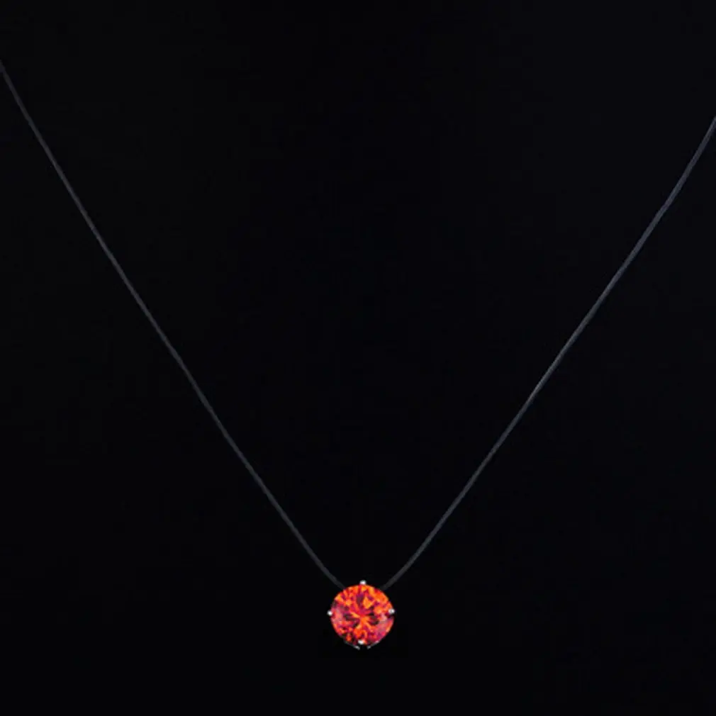 Подвеска в форме камня золотого и серебряного цвета ожерелье цепочка модная