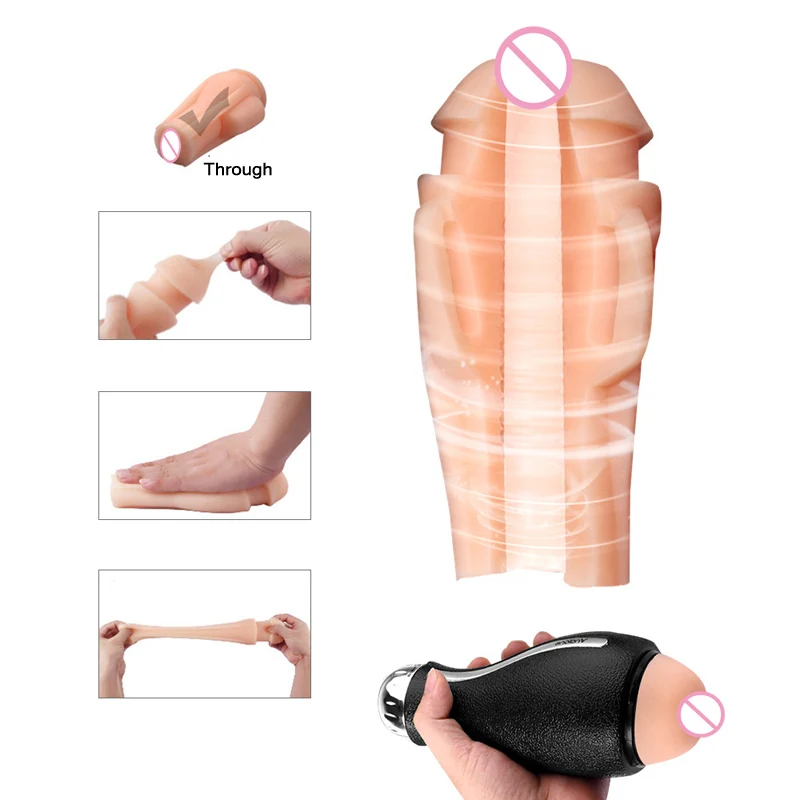 Nalone Реалистичная карманная киска секс-игрушки для мужчин многоугольная