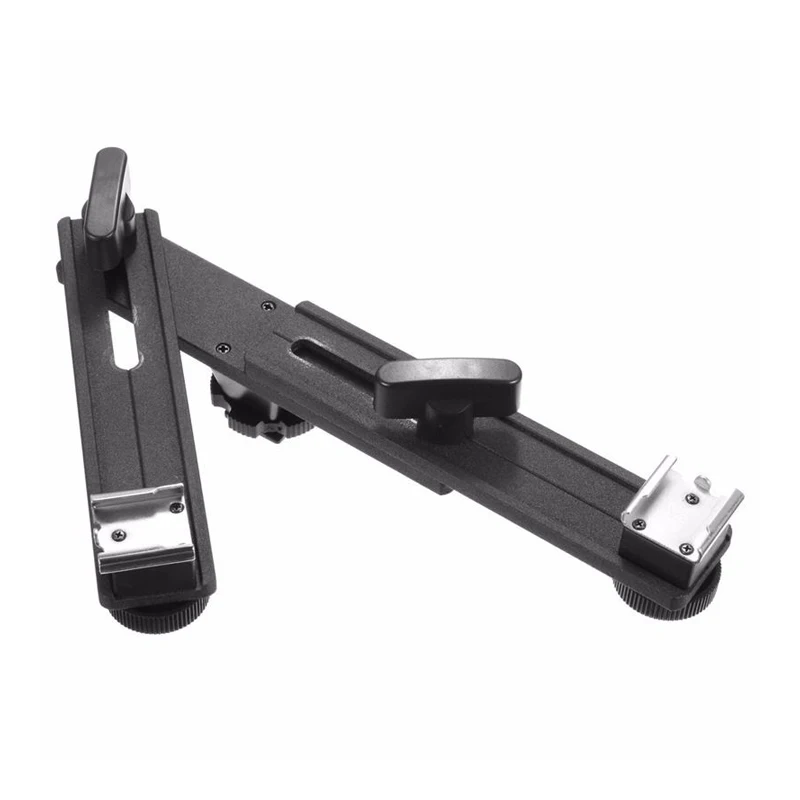 Двойсветильник держатель из алюминиевого сплава для вспышки 13 &quot33 см двойной &quot