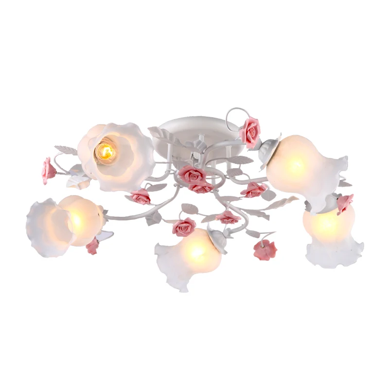 Европейский стиль сад гостиная романтические рестораны белые кованые железные