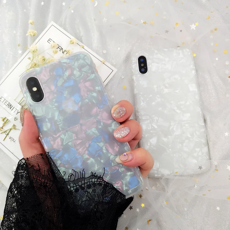 Чехол для Huawei Mate20 Pro Lite корейский мраморный мягкий чехол девушек P30 Honor 8X 9i Mate9 8 P20
