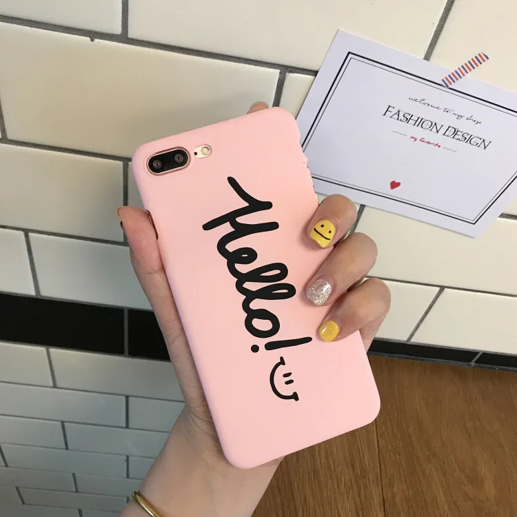 Жесткий чехол для телефона Fundas iphone XR X XS Max 5 5S se 11 pro max чехол для iphone 7 8 6 s 6s Plus чехол розовый чехол с сердцем