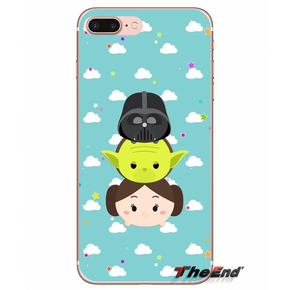 Birds Star Wars Luke And Leia For Xiaomi Redmi 4 3 3S Pro Mi3 Mi4 Mi4i Mi4C Mi5 Mi5S Mi Max Note 2 Cover Coque TPU Skin Case | Мобильные