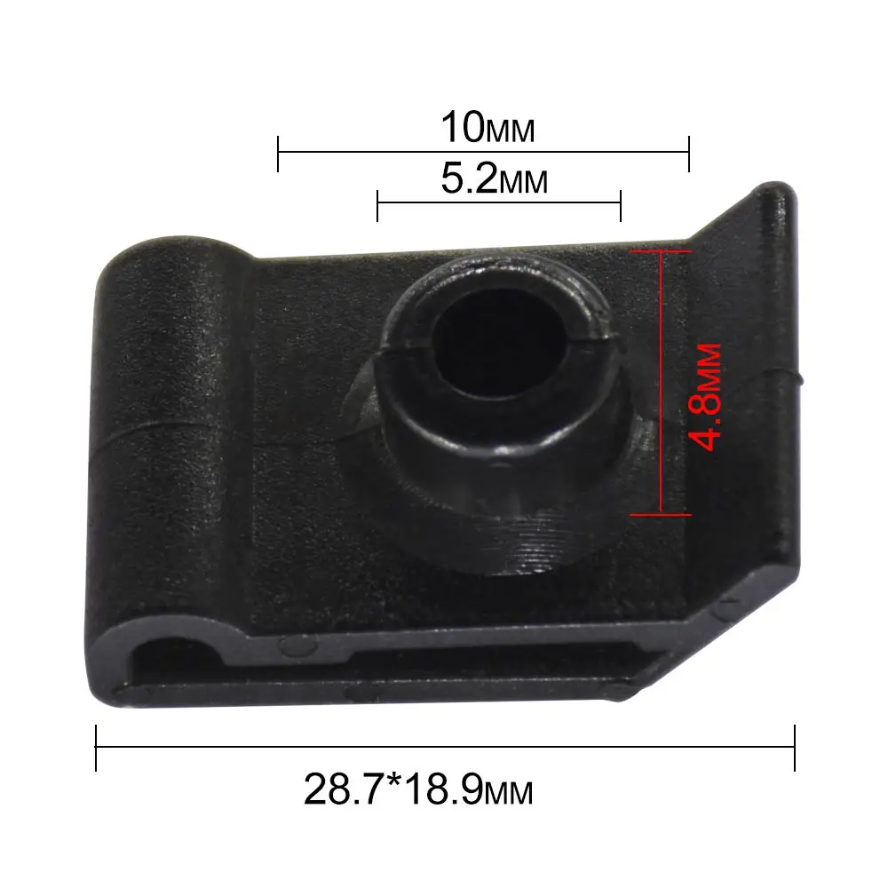 CNIKESIN 50 PCS K72 нейлон Фиксатор автомобильный 5 2 мм отверстие крылатые пластина