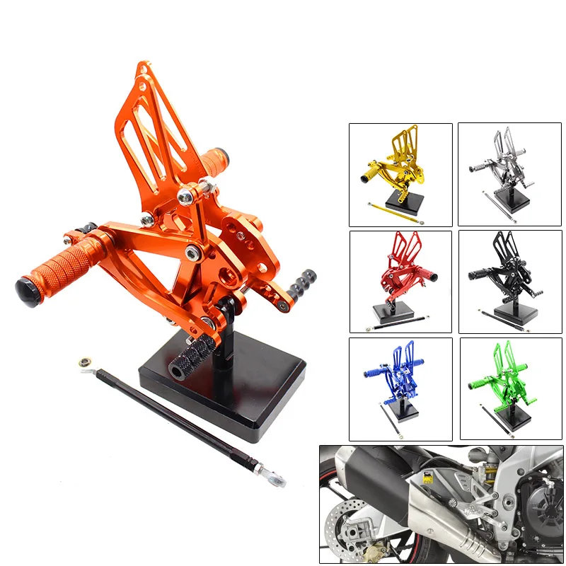 CNC Запчасти для мотоциклов, Пиоли, остальные педали, задние части для Kawasaki Ninja ZX6R ZX636 ZX 9R ZX 6R 1999-2002