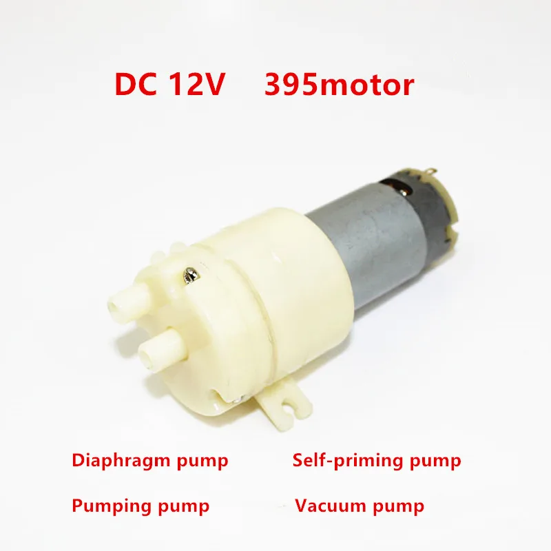Миниатюрный самовсасывающий насос DC12v разделительный 395 мотор вакуумный