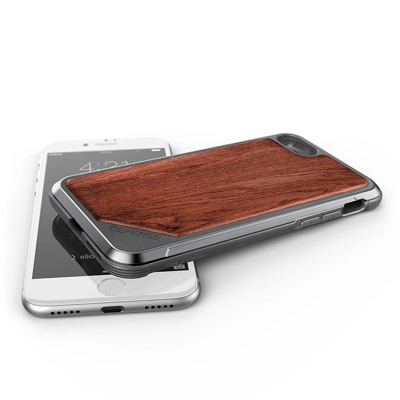 X Doria Defense Lux чехол для iPhone 7 8 Plus испытанный в стиле милитари телефона алюминиевый