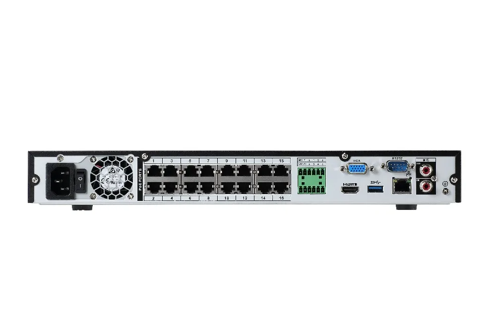 Видеорегистратор DH NVR POE обновляемый сетевой видеорегистратор с поддержкой Wi-Fi 4K