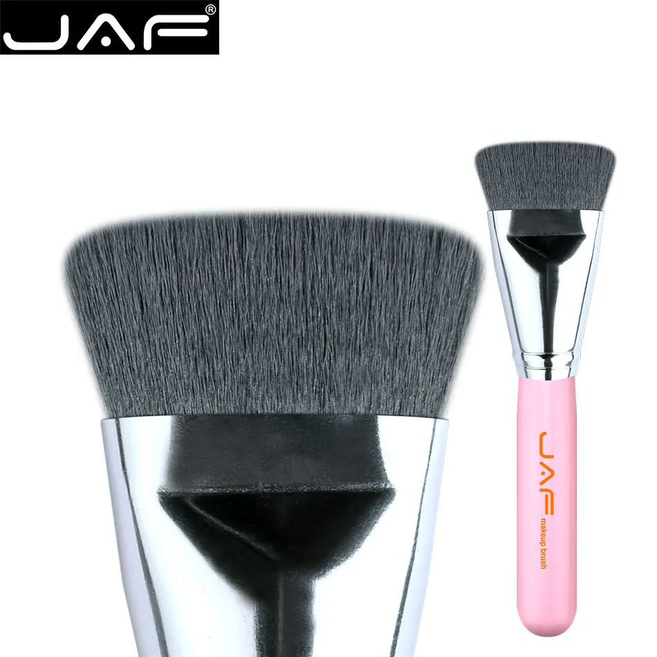 For Brushes Professional Cosmetic Flat Contour Brush Face Blend Powder Highlighter Makeup Edge Synthetic Hair 18SKYE | Красота и