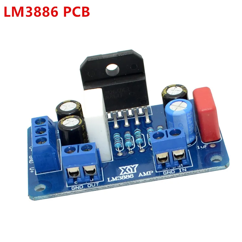 Аудио усилитель мощности LM3886 одноканальная печатная плата|Печатные платы| |