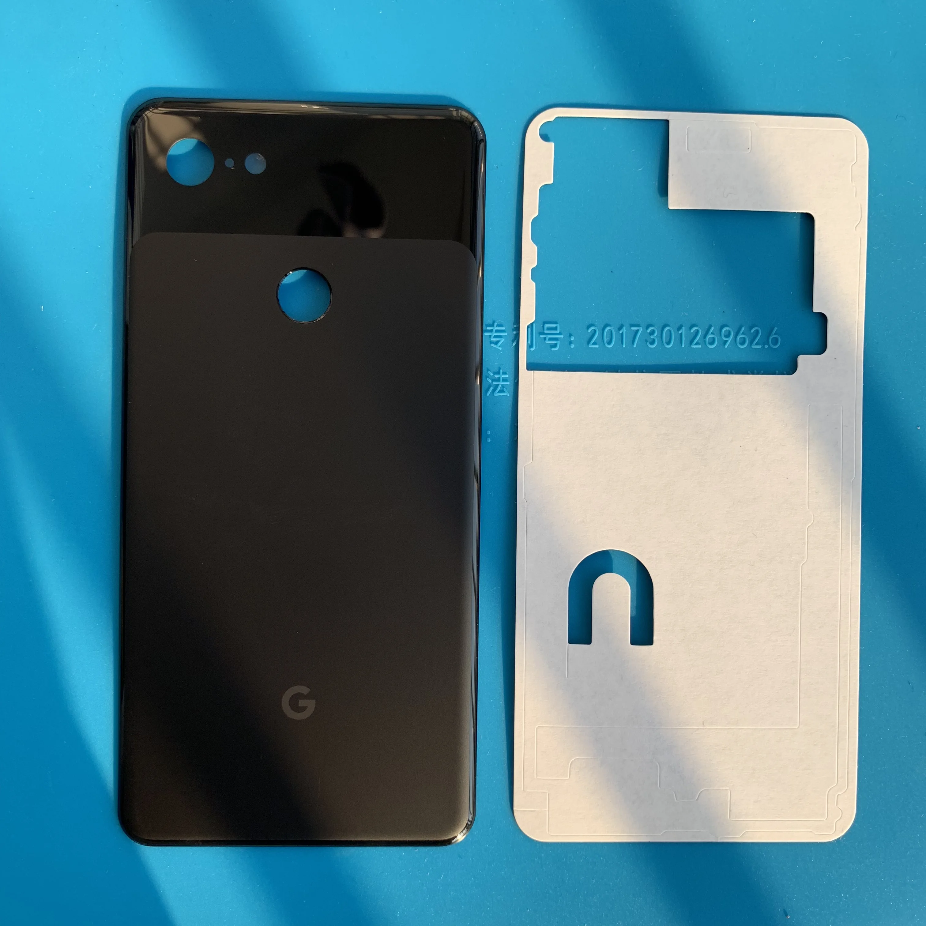 Новое поступление для Google Pixel 3 белая оригинальная Задняя стеклянная крышка для батареи Чехол для Google Pixel 3 задняя дверца-крышка лента