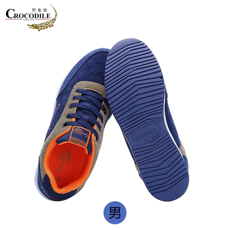 dark blue Крокодил Для мужчин Скейтбординг обувь теннис Hombre Спортивное тапки Для мужчин бег спортивная обувь плоской подошве об - Цвет: dark blue