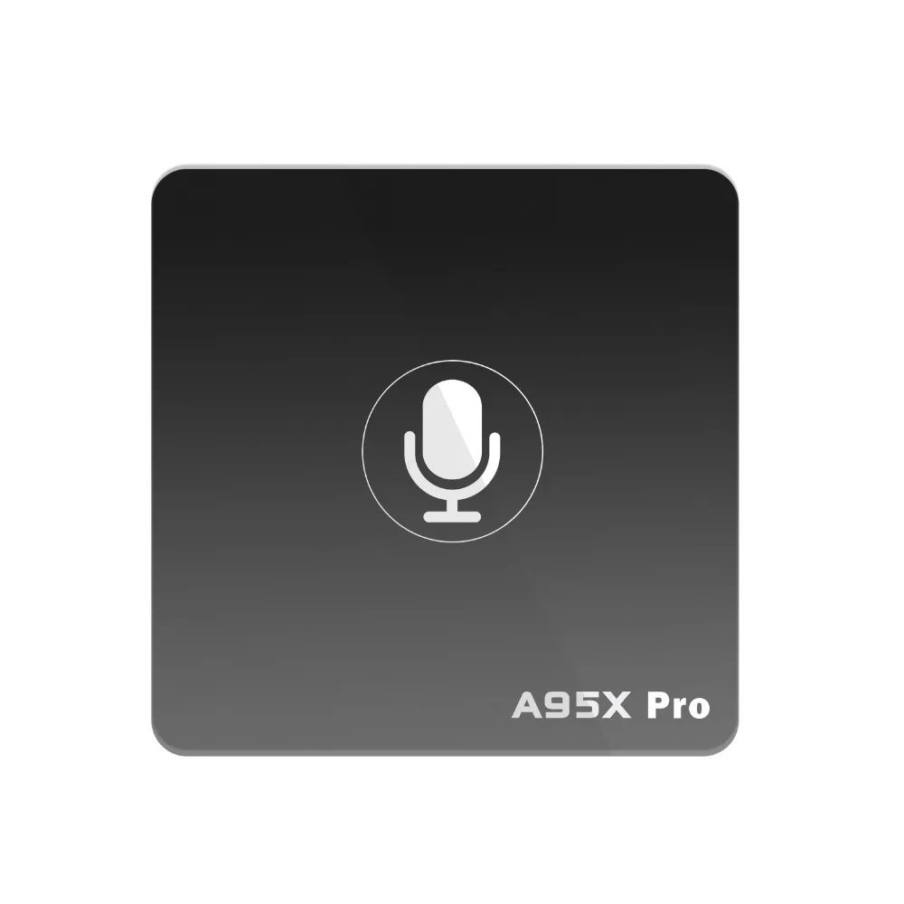 A95X PRO Amlogic S905W 2GB RAM 16GB ROM Quad Core Android 7.1 TV Box with WIFI LAN Support Voice Input Control Set Top | Электроника