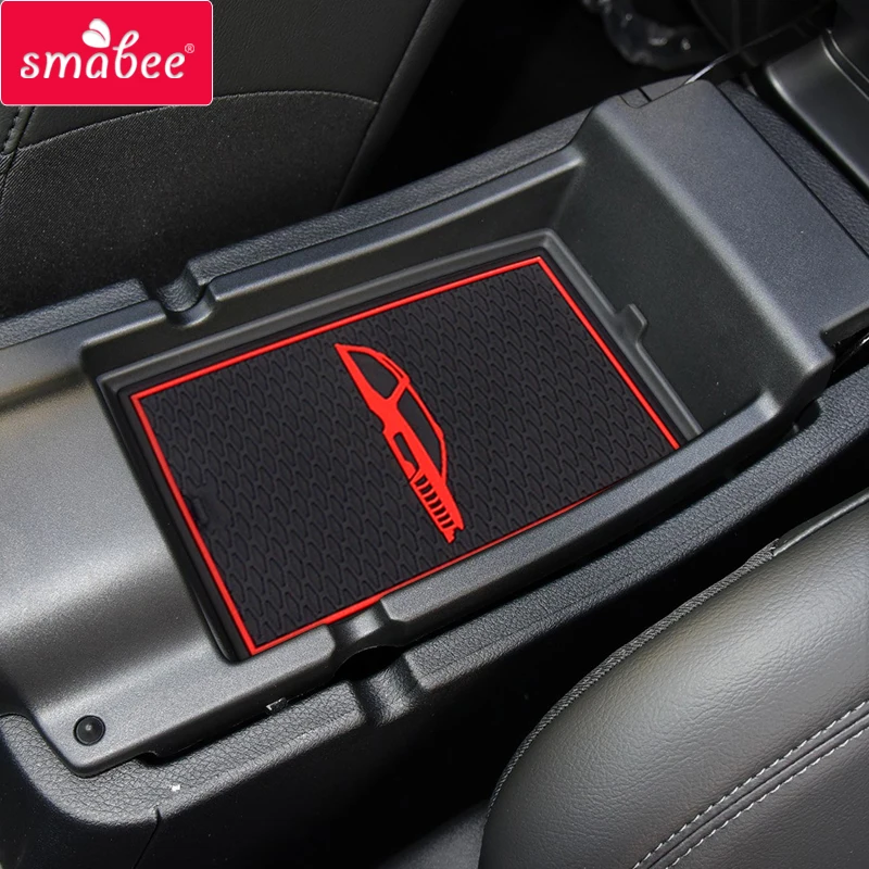 Нескользящий Резиновый коврик Smabee со слотом для ворот Jeep Cherokee KL 2014 2015 2016 2017 2018 2019