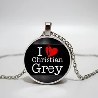 fifty grey 50 grey necklaces laters baby jewelry art pendant glass necklace for men and women pendant necklace