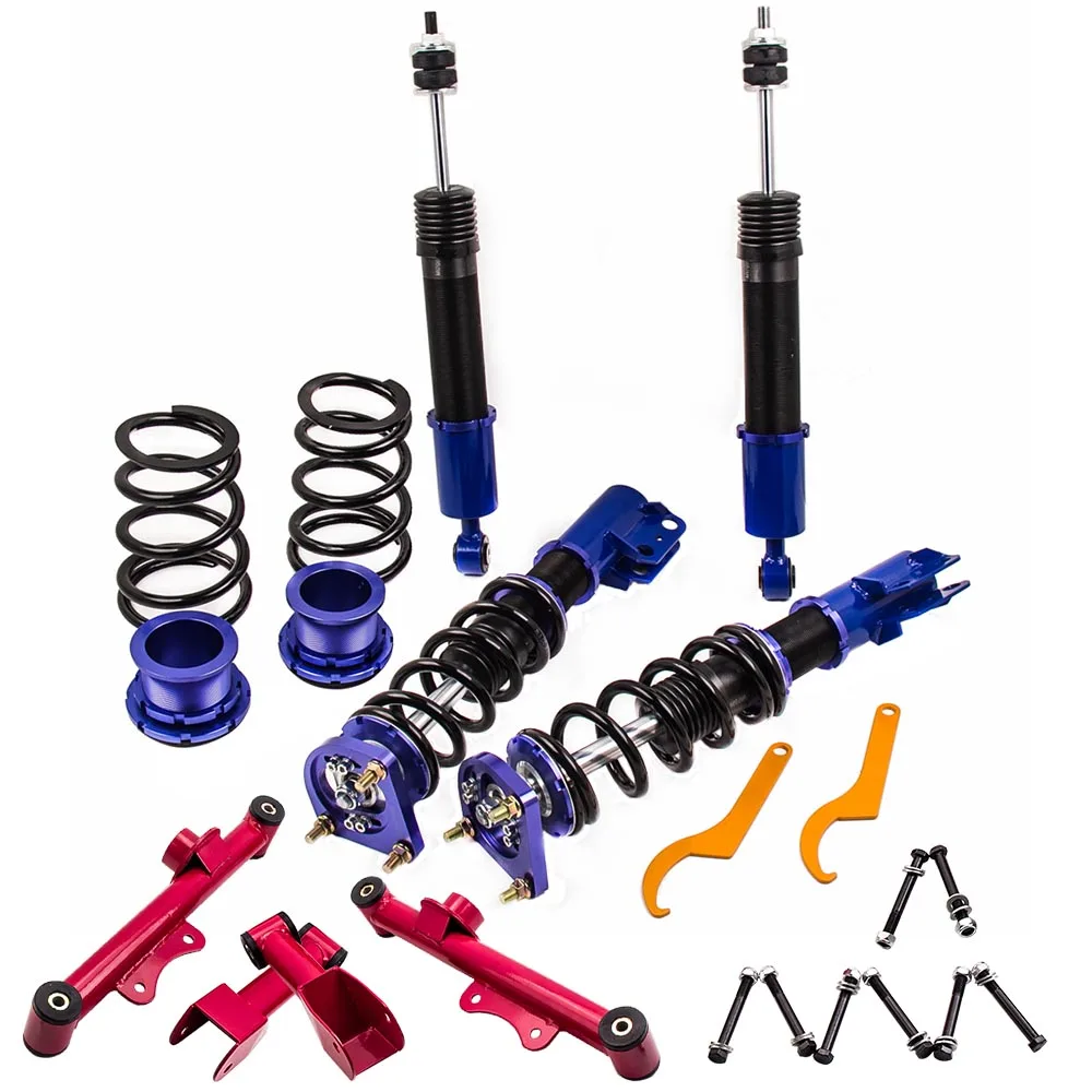 Для Ford Mustang 1994-2004 Coilovers Комплекты Подвески 4-я регулируемая высота крепления Camber