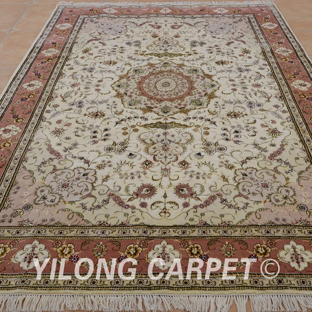 Yilong 6 'x 9' Восточный кашмирский шерстяной ковер изысканные китайские шерстяные