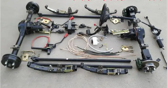 Независимое шасси для картинга полный привод на колесах AWD передняя задняя ось