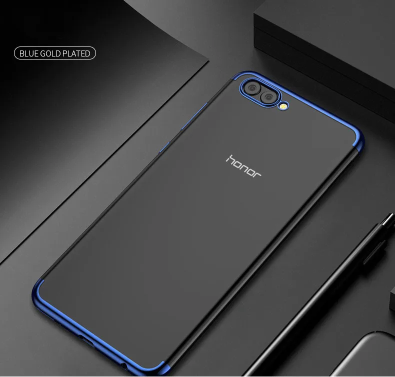 a Triseoly чехол с покрытием из термополиуретана для huawei Y6 Y5 Prime Honor 10 Lite V9 V10 8X Enjoy 7 8 huawei Nova 2 3 прозрачный мягкий силиконовый чехол - Цвет: a