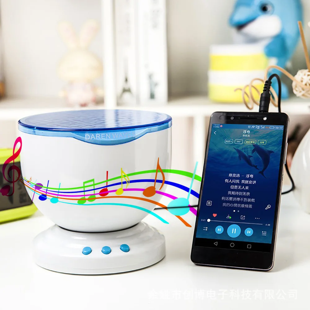 Jiawen USB Nightlight Lamp Ocean Wave Starry Sky For Aurora Projector Novelty Illusion Baby Children | Лампы и освещение