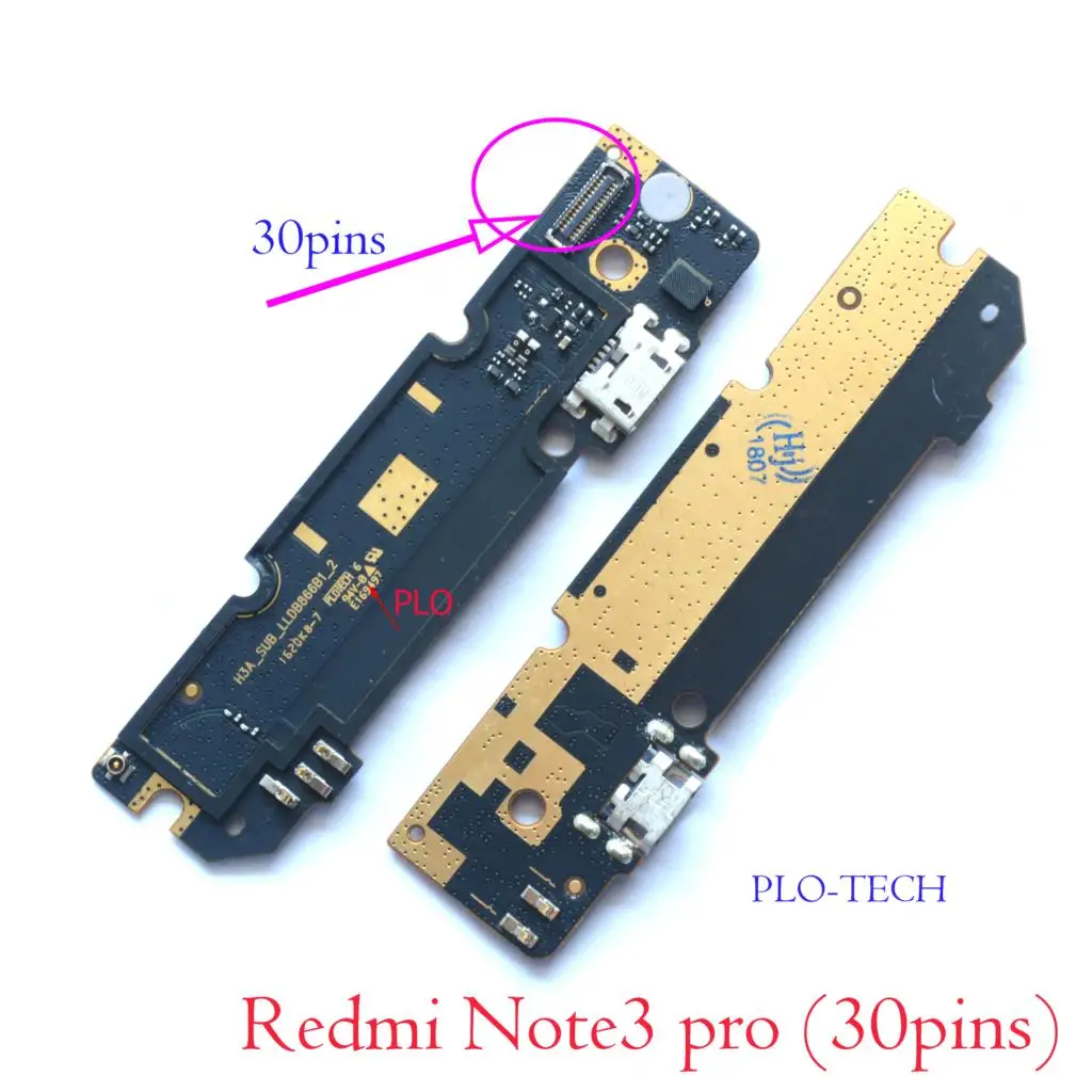 Оригинал для Xiaomi Redmi Note 3 Pro USB док разъем зарядный порт гибкий кабель зарядное