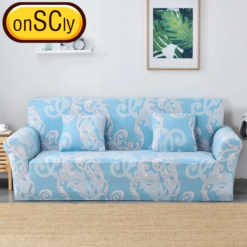 Небесно-Голубой защитный чехол на диван Slipcover мебель диване для дивана Чехлы