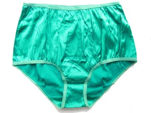Женские шелковые трусики однотонные мягкие дышащие атласные из чистого шелка