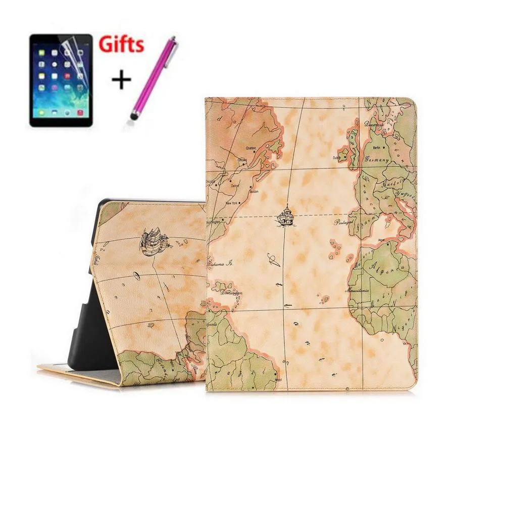 Для iPad 9,7 /5/6/Air 2/Pro 9,7 портфель Folio искусственная кожа Съемная bluetooth-клавиатура чехол+ подарок