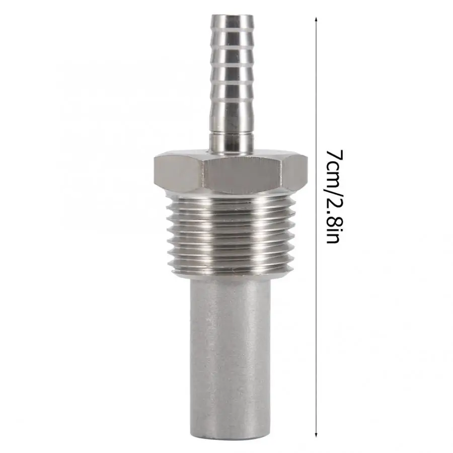 Кристальное украшение 1/2 &quotMPT кислородный камень 1/4&quot Барб Инлайн газирование