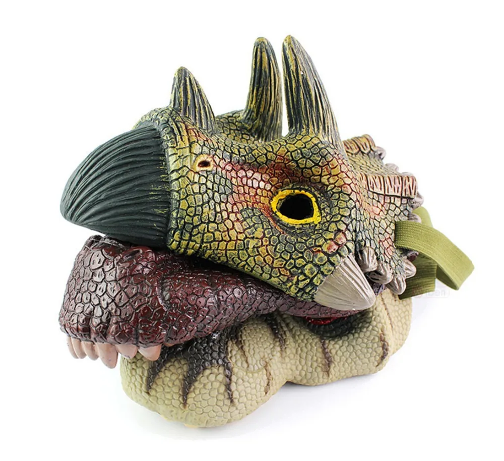 Маска динозавра на Хэллоуин, мир Юрского периода, модель, страшная маска T-Rex, игрушка для мальчиков, подарок для взрослых, карнавальный костюм, Вечерние Маски