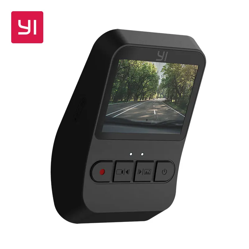 YI Mini Dash Cam Full HD 1080P Мини камера в автомобиле 2 0 ЖК экран широкий угол встроенный g