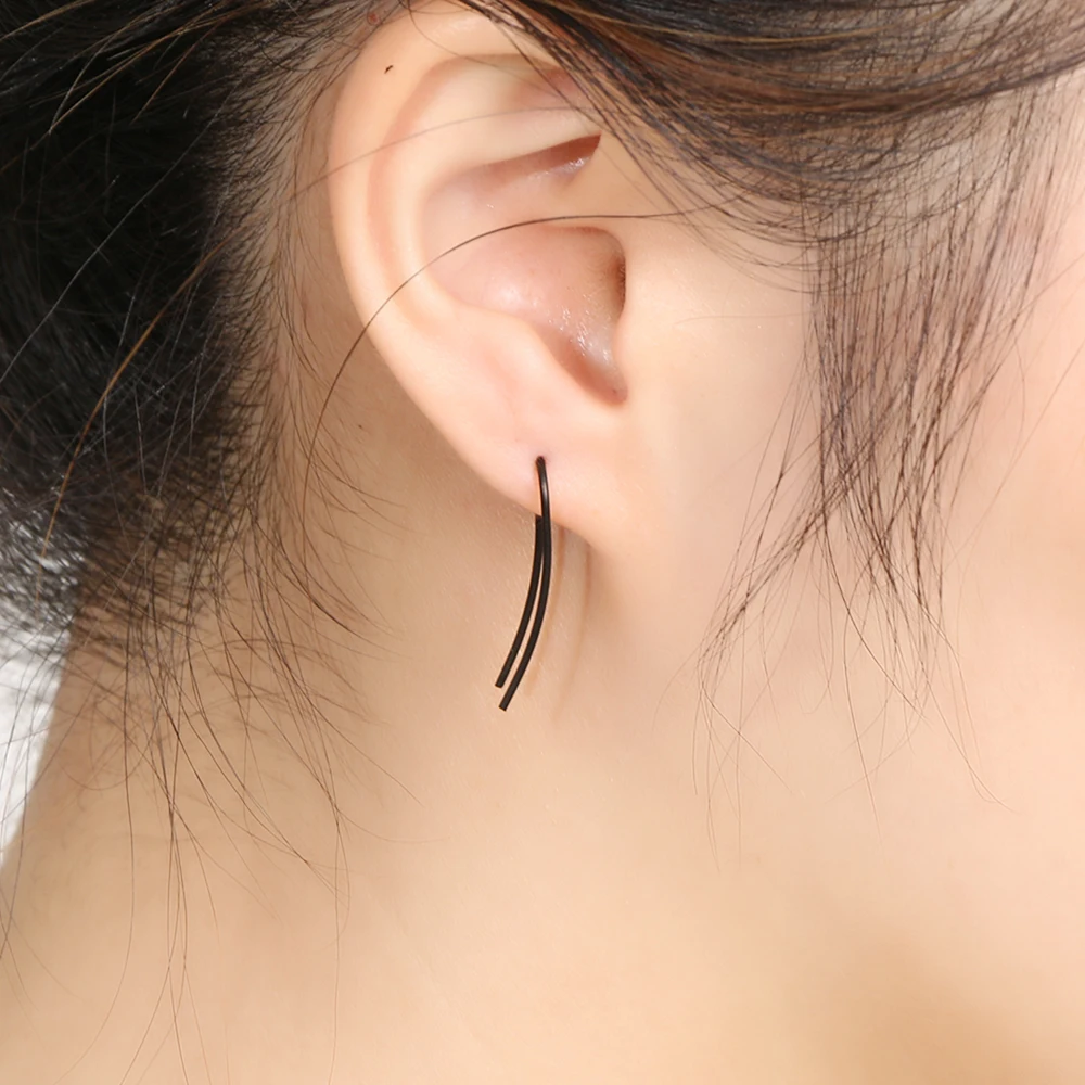 1 пара новый дизайн панк рок простой стиль U геометрия для вечеринок Клубные