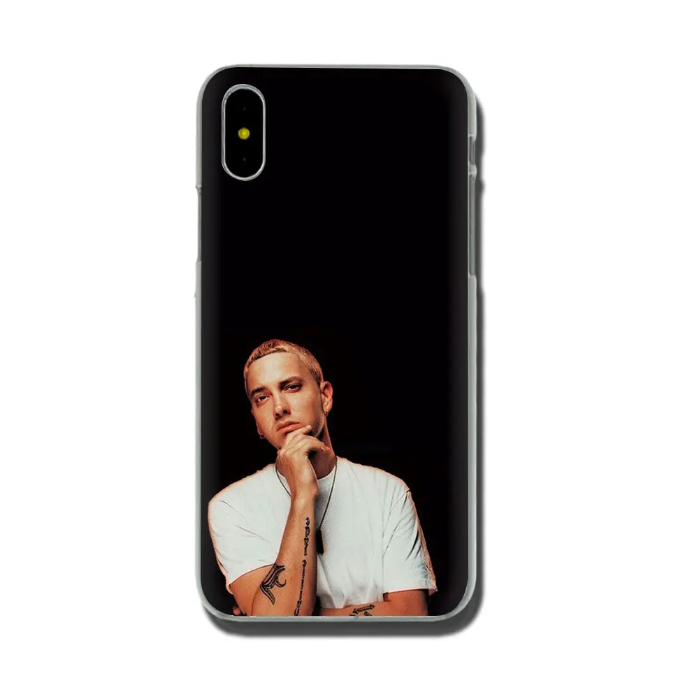 H1 Жесткий чехол для телефона с Эминем рэп в стиле хип-хоп для iPhone 11 Pro XR XS Max X 8 7 6 6S Plus - Цвет: H1