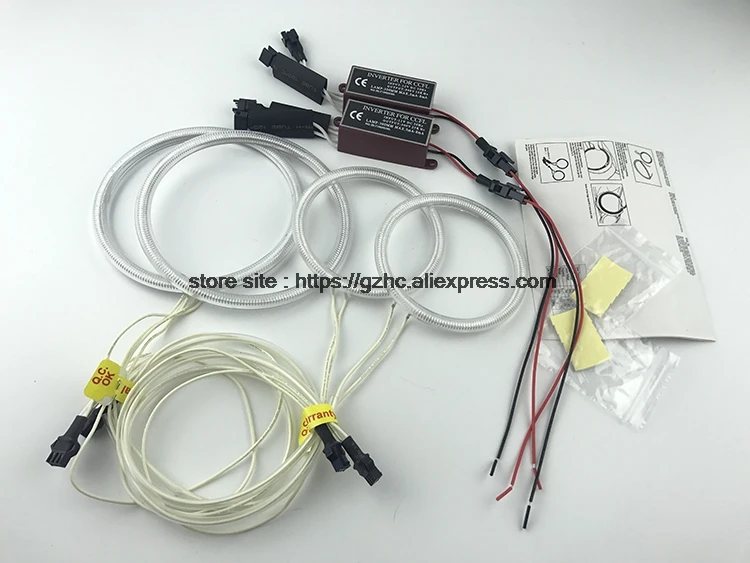 Для ford Mondeo MK3 2001 2003 2004 2005 2006 2007 ультра яркий дневной светильник DRL с холодным катодом(CCFL) Ангельские глазки демон глаза комплект Теплый Белый Halo Кольцо