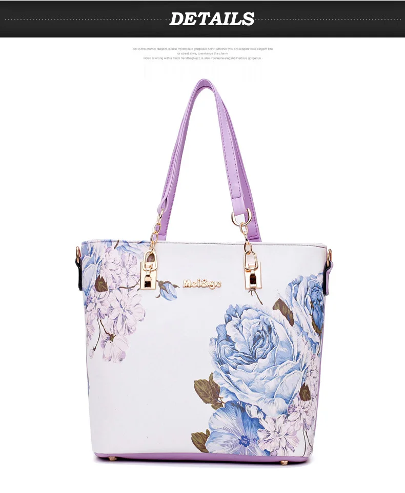 MIWIND New Women Handbag PU Leather Female Bags Fashion Shoulder Bag High Quality 6-Piece Set Designer Brand Bolsa Feminina