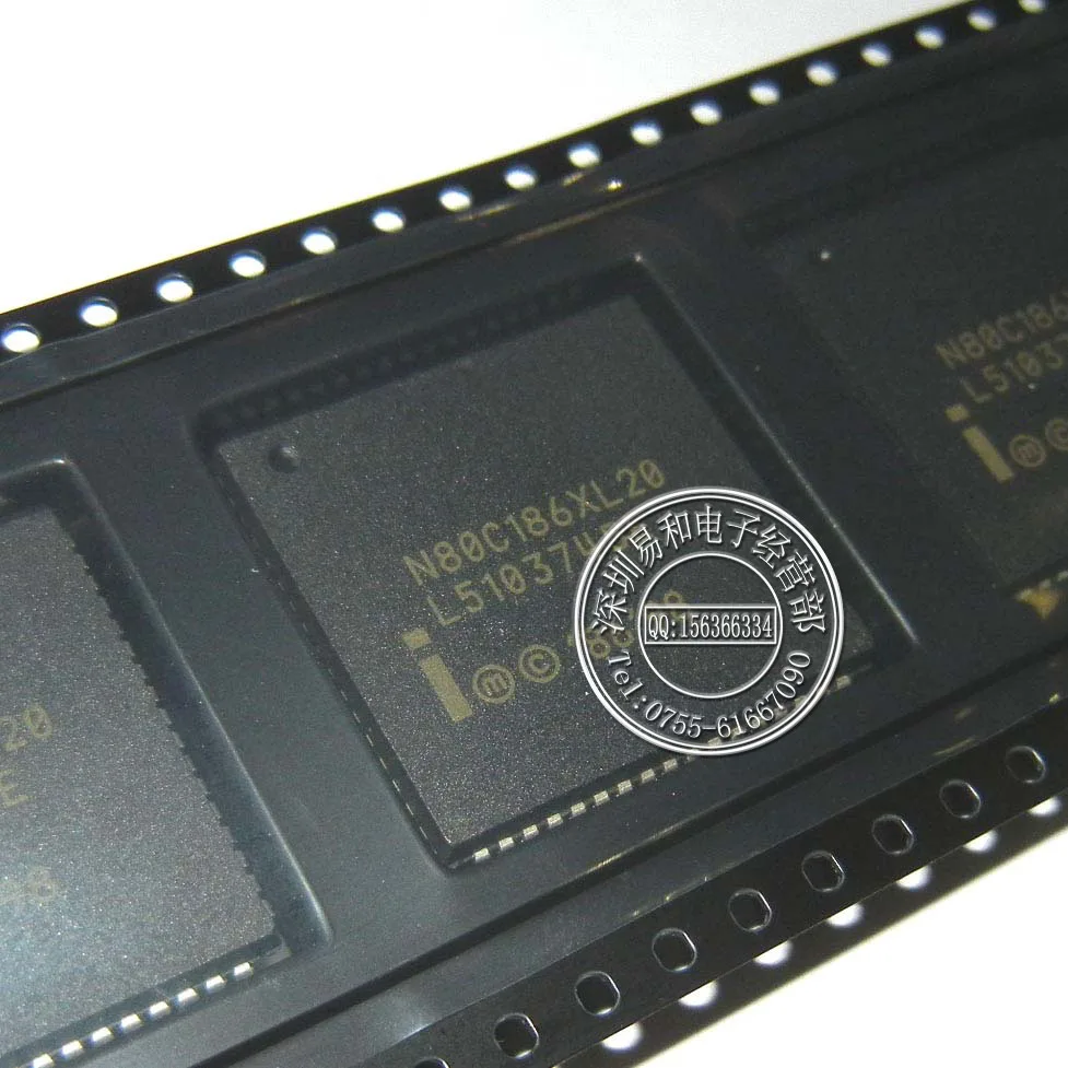Бесплатная доставка N80C186XL20 N80C186XL12 Intel подлинная электронные компоненты N80C186|electronic